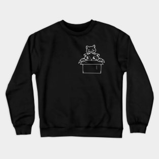 cats in boxes Crewneck Sweatshirt